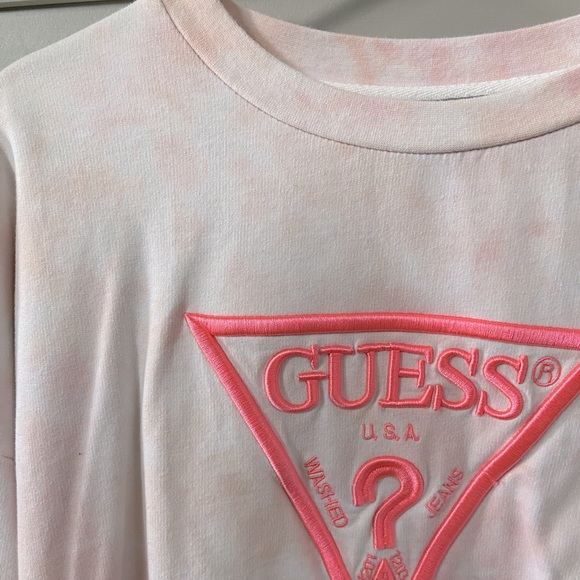 GUESS Cropped Tie-dye Crewneck - Picture 2 of 3
